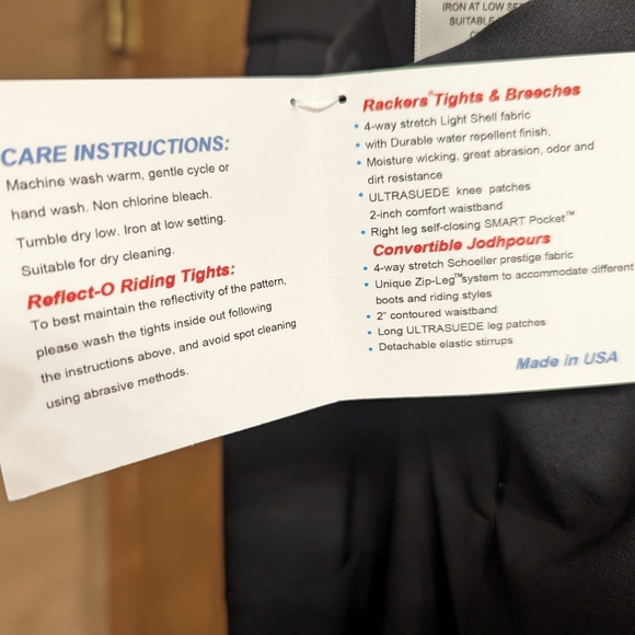 Black Rackers Jodhpurs in XL Short - Picture 3 of 6